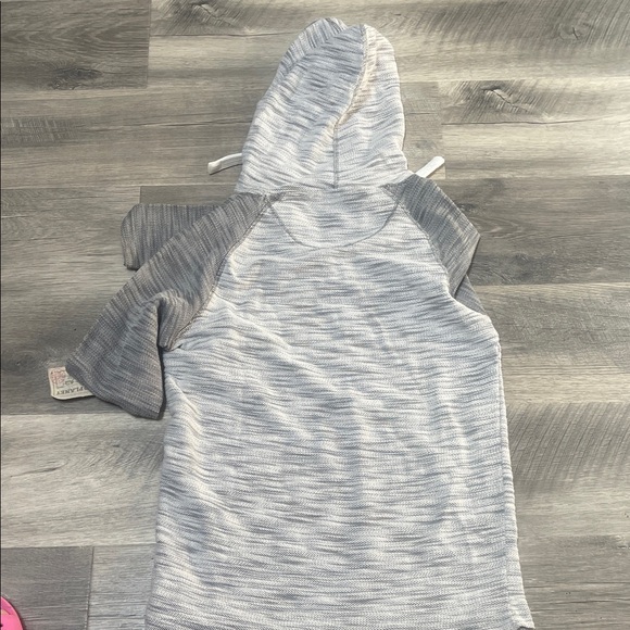 Free Planet Gray and White Knit Hoodie - Picture 8 of 9